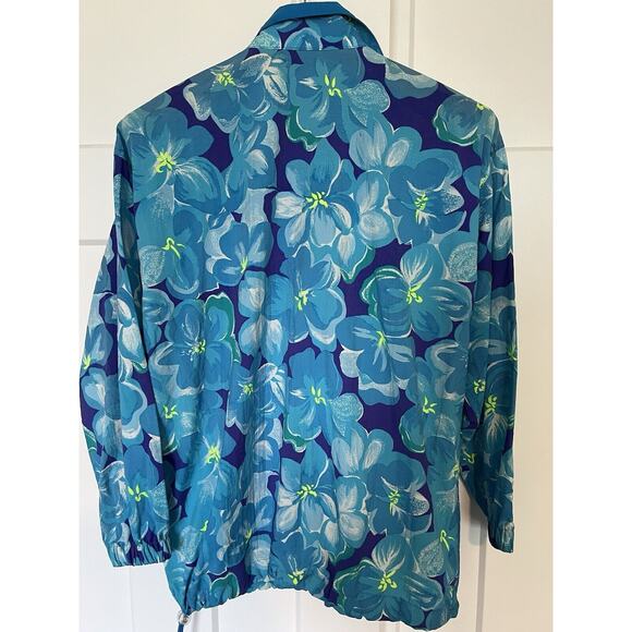 Vintage Liz Claiborne Sport Windbreaker NOS NWT M/L Petite Grandmacore - Picture 5 of 11